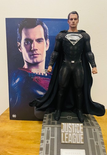 FIGURINE SUPERMAN BLACK Suit 2.0 Deluxe version Justice League Super héros EUR 69,99 - FR
