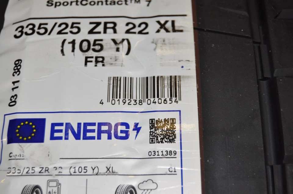 Reifen Continental Sport Contact TM7 335/25 ZR22 105Y - Bild 3 von 3