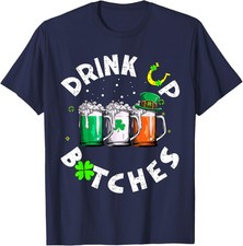 Drink Up Funny St. Patrick's Day Beer Lover Unisex T-Shirt