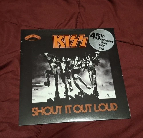 Shout It Out Loud KISS 45th Ann ORANGE 45 LP Record 1976 SEALED Color