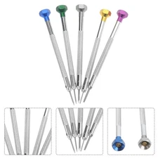 5 Pcs Slotted Screw Driver Precision Sized Flat Head Screwdrivers