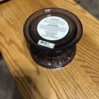 New, Bath And Body Works Purple,  Glass,  Three Wick Candle Holder ￼ — photo 6