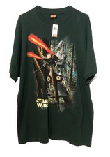 Vintage 1999 NWT Star Wars Episode I Battle Droid STAP T-Shirt-Sz XL Dark Green