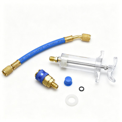 Oil and Dye Injector Kit for residential and commercial air conditioning systems