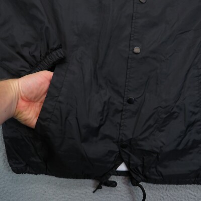 Anderson Paak Jacket Mens Small Black Coaches Windbreaker Oxnard