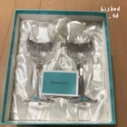 Tiffany & Co. Floret Champagne champaign Pair Set Wine Glass W/ Blue Box New F/S