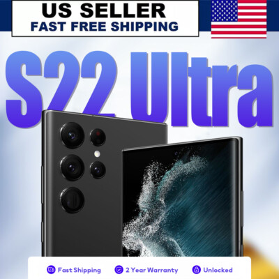 New Samsung Galaxy S22 Ultra 5G 512/256/128GB SM-S908U GSM CDMA Factory Unlocked