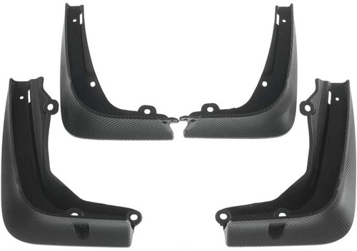 For Tesla Model S 2017-2020 Splash Guards Mud Flaps Matte Carbon Fiber - Picture 2 of 6