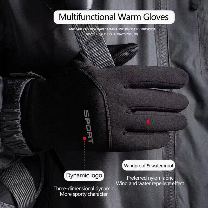 Thermal Windproof Waterproof Winter Gloves Touch Screen Warm Mittens