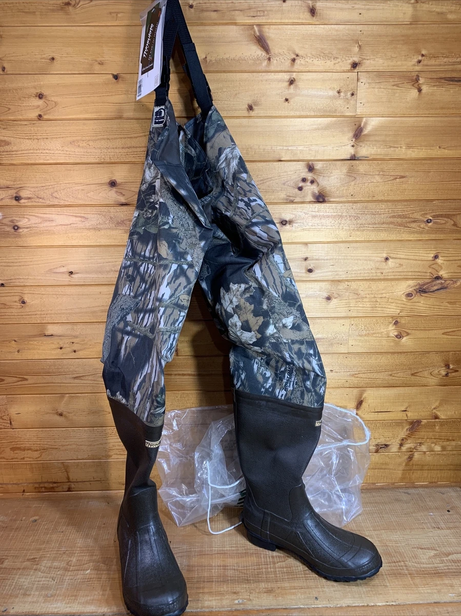 Hodgman Hip Wader Boots Fishing Mossy Oak Shadow Grass Camo Size 10 NWT