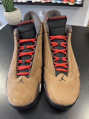 AIR JORDAN 14 RETRO SE ARCHAEO BROWN SIZE 11.5 SNEAKERS MINT CONDITION Air Jordan 14 Retro SE Winterized Archaeo Brown | eBay main image 2