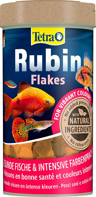Tetra Rubin Flakes Fischfutter Flocken Farbverstärker Farbenpracht Dose 250 ml
