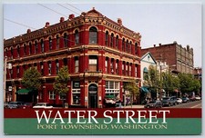 Postcard Water Street, Fort Townsend Washington Unposted