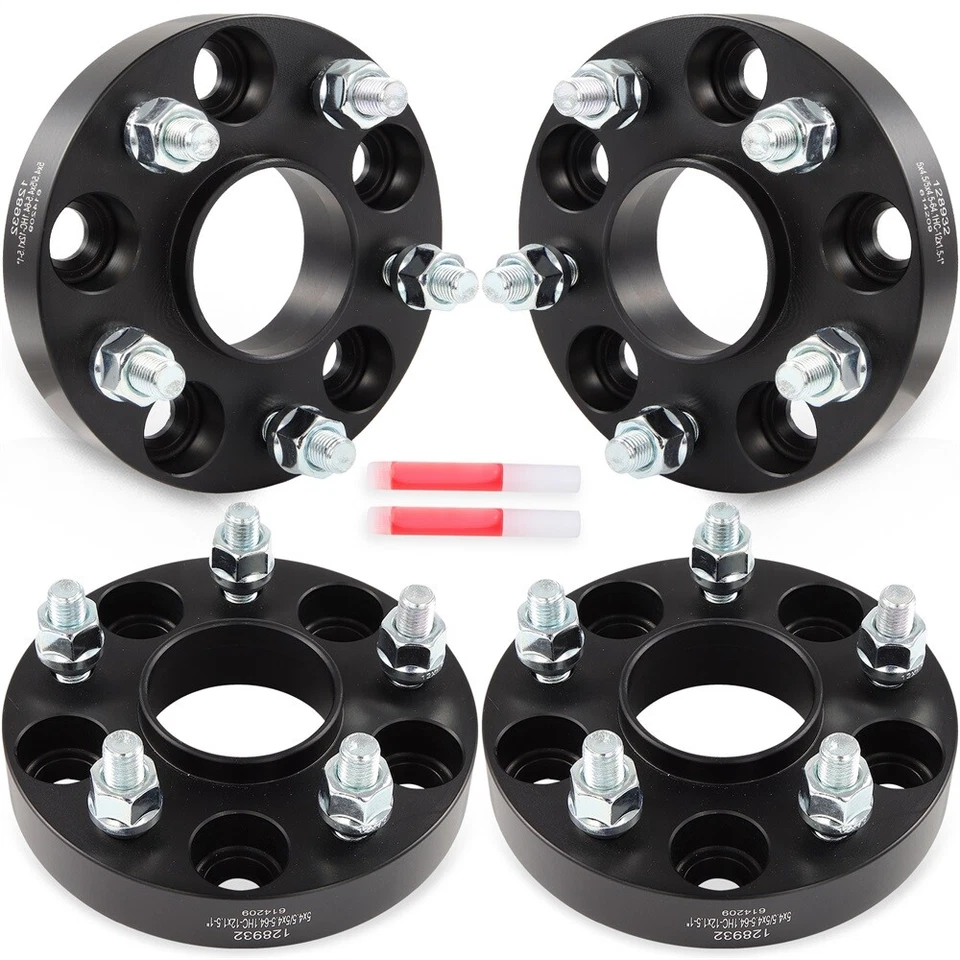 4x 1" 25mm 5x114.3mm Hub Centric Wheel Spacers For 1998-2025 Honda Accord 5 Lug - Image 4 of 4