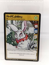 Red Cybunny 22/100 Return Of Dr. Sloth Rare Neopets 2004