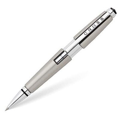  Edge Pen, 0.7 mm, Medium, Black Ink, Titanium Barrel (AT05555) (AT0555-5) 