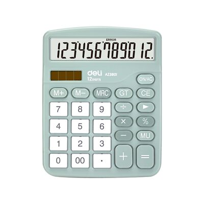 Calculator, Deli Standard Function Desktop Calculators with 12 Digit Large LC...