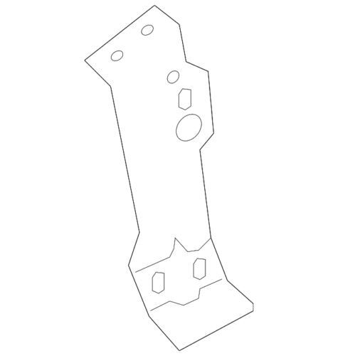 Placa reforzada del lado del conductor para Ford Transit Connect 2010-2013 (N/P 9T1Z108K34A)