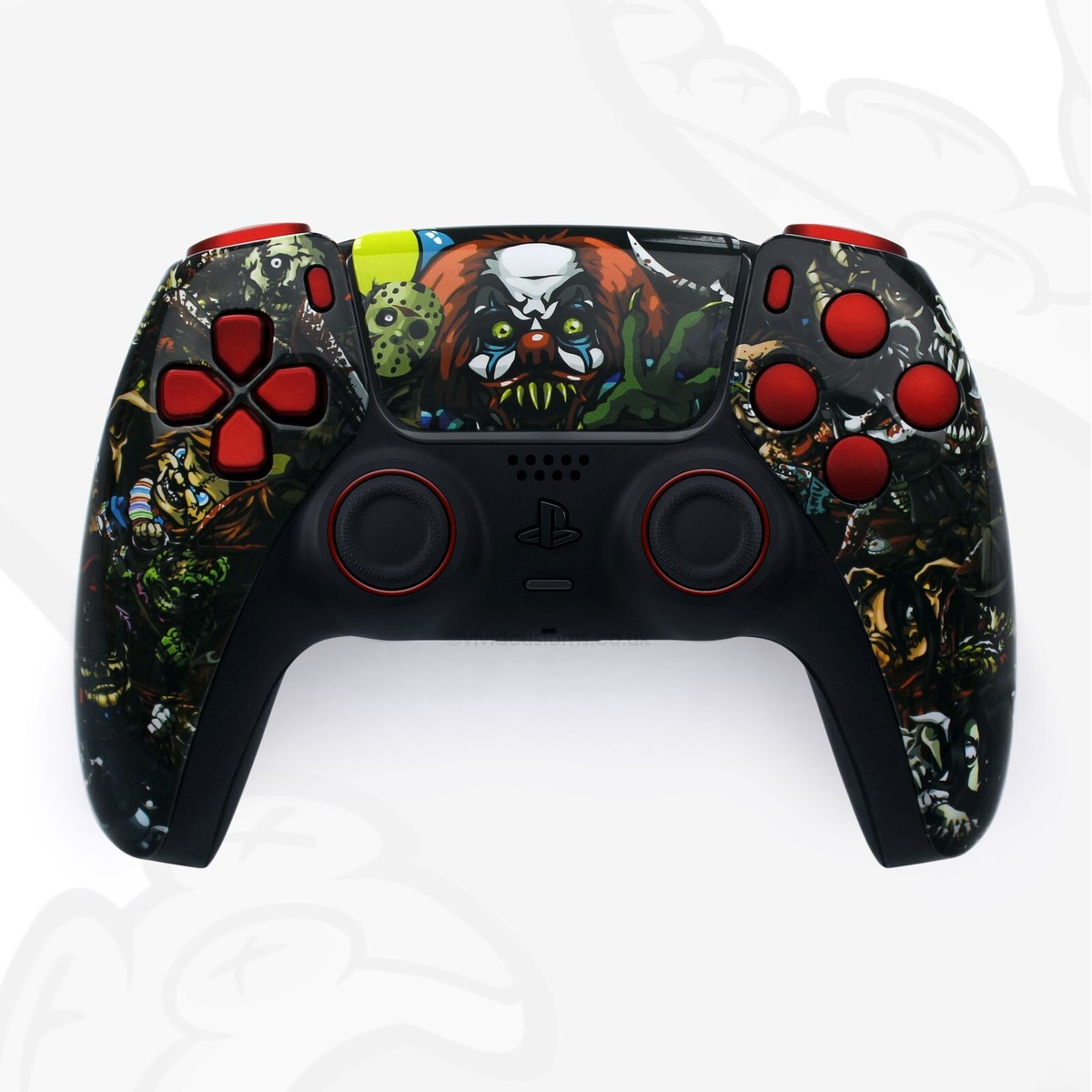PlayStation - 11 ps5 カスタムワイヤレスコントローラー Custom PS5 Controller Halloween Horror PlayStation 5