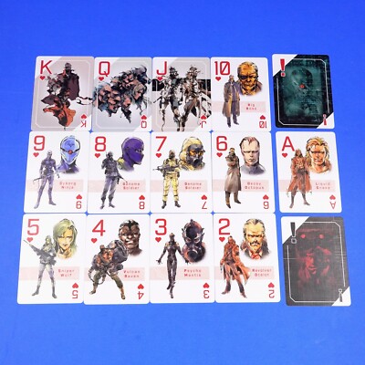 Metal Gear Solid MGS 1 Playing Cards (See Photos) Deck Blackjack