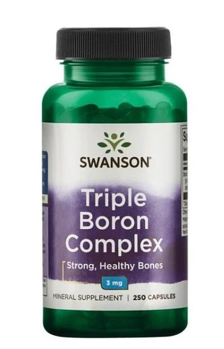SWANSON TRIPLE BORON COMPLEX 3 MG 250 CAPSULES