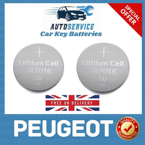 Car Key Fob Battery For Peugeot Remote 106 107 206 307 406 2x