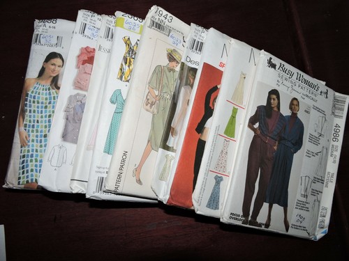 Misses clothing 8-16,patterns -Group 1- You Pick - Read Listing 