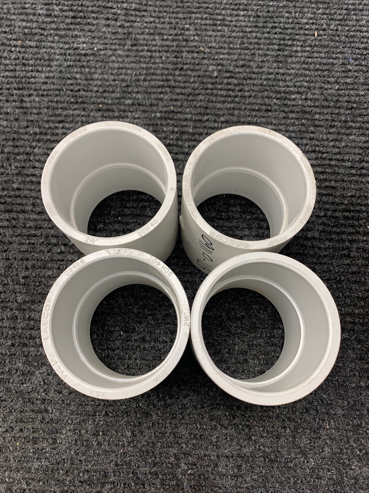 Lot of 4 Lasco PCV D2466 Fittings 2 1/2" eBay