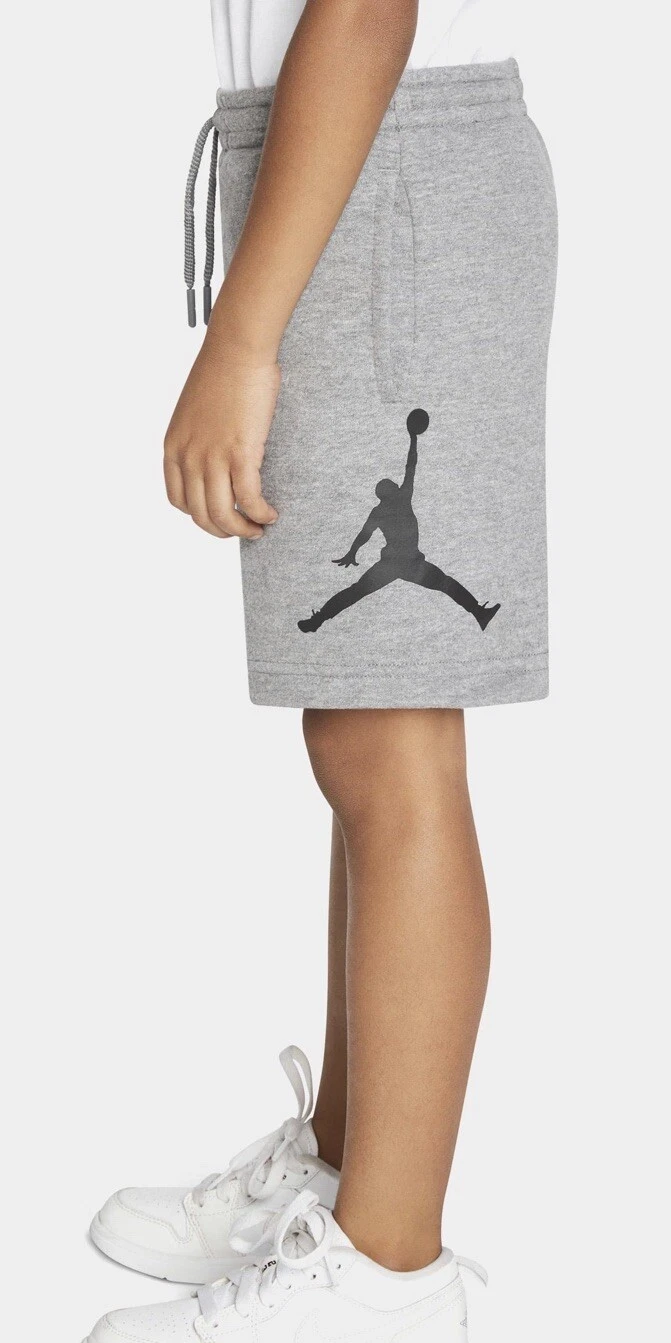 Nike Air Jordan BOY JUMPMAN AIR SHORTS grigio taglia 4 nuovo con etichetta