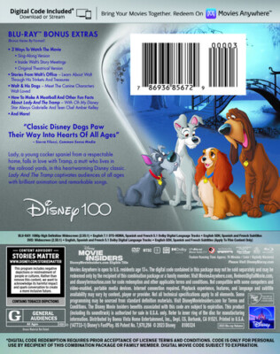 Lady and the Tramp (The Walt Disney Signature Collection) [New Blu-ray]  With D