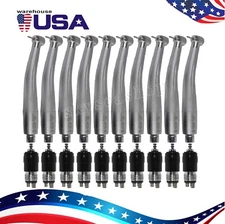 Dental High Speed Handpiece with Quick Coupler Coupling 4 Holes fit for NSK 1-10