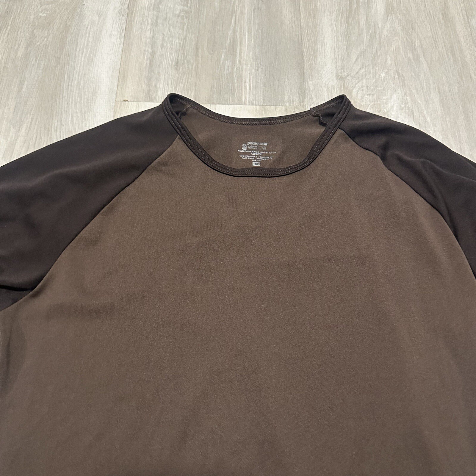 Patagonia Performance Base Layer Brown Two Tone T… - image 4