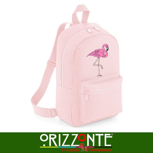 Zaino borsa donna da ragazza scuola passeggio moda viaggio fenicottero rosa  | eBay