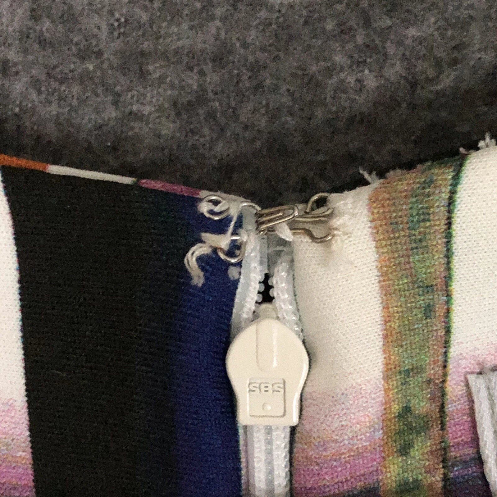 VETEMENTS MADISON LEIGH Sleeveless Knee Sheath Dress WMS 14 B Mixed Print Fairycore