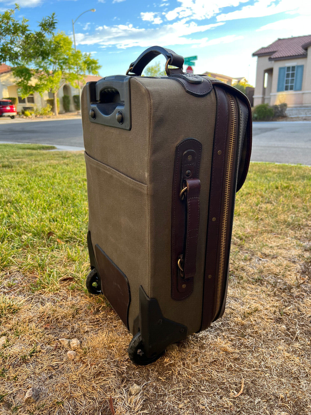 Filson Rugged Twill Rolling Carry On Otter Green Gem