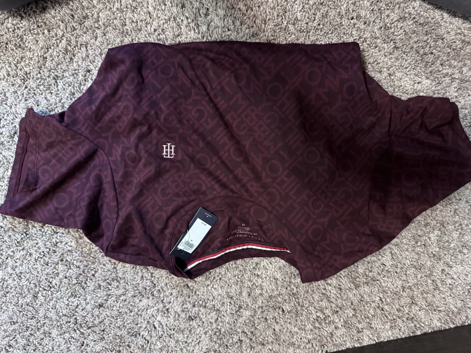 TOMMY HILFIGER Womens 2-piece Pajama Set Short Sleeve/Pants TH Logo Plus size 1X - Image 3 of 3