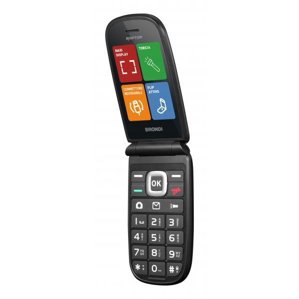 Brondi CELLULARE RAPTOR DUAL SIM NERO (BLACK METAL)