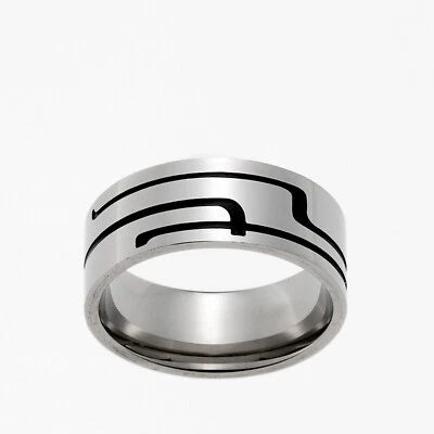 ANGELO Ring Edelstahl 8mm - Bild 1 von 2