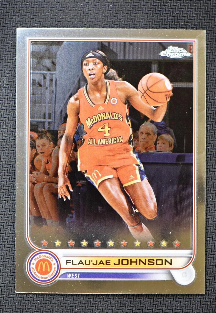 2021-22 Topps Chrome Mcdonalds All American Basketball Base #45 Flau’jae Johnson
