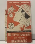 1958 Knickerbocker 1955 WhiteTower 1954 White Owl Vintage Baseball Schedules Lot