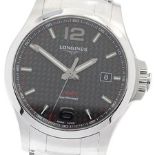 LONGINES Conquest VHP L3.726.4 Date black Dial Quartz Men's Watch 920338