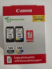 Orginal Canon Photo Value Pack PG-545  CL-546 OVP
