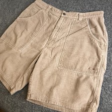 Vintage OP Ocean Pacific Corduroy Shorts Mens 34 Tan Brown Surf Skate 8" Inseam