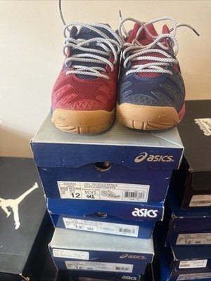 ASICS Gel Resolution 6 Burgundy/white Sz 12