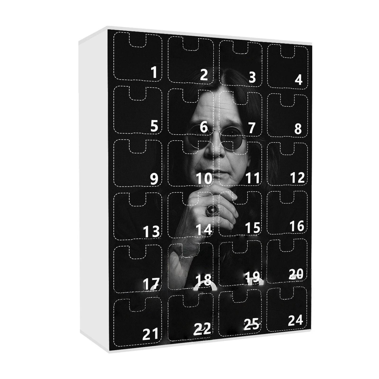 Ozzy Singer Countdown 2D Acrylic Blind Box Christmas Gift Surprise Collectible