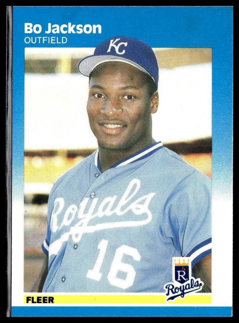 1987 Fleer #369 Bo Jackson Kansas City Royals RC