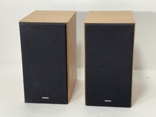 Mission For Denon Pair Bookshelf Speakers SC-M10K Two Way Reflex 50W READ DESC