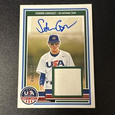 STUNNER GONZALES /200 Rookie Patch Auto RPA 2023 Panini USA Stars Stripes #SM-SG