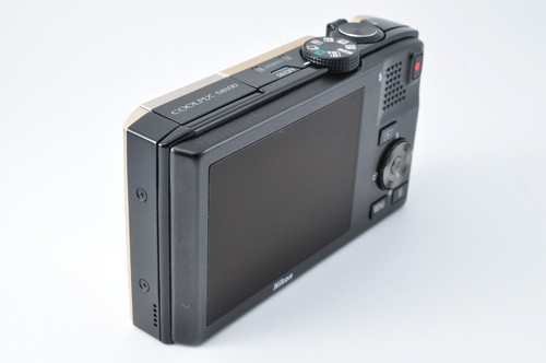 [Near MINT] Nikon Coolpix S8100 Compact Digital Camera 10x Gold from JAPAN 1145# - Picture 7 of 15