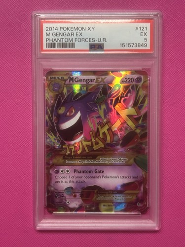 M Gengar-EX graded PSA 5 for sale on eBay